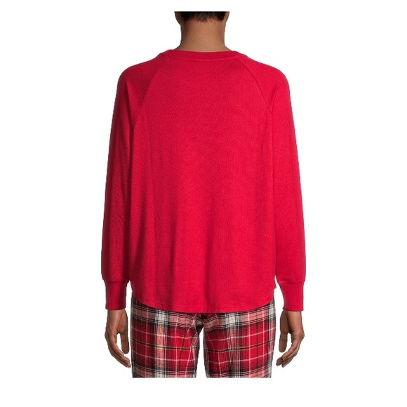 Secret Treasures Women's Season Hacci Pajama Top - Picture 3 of 4